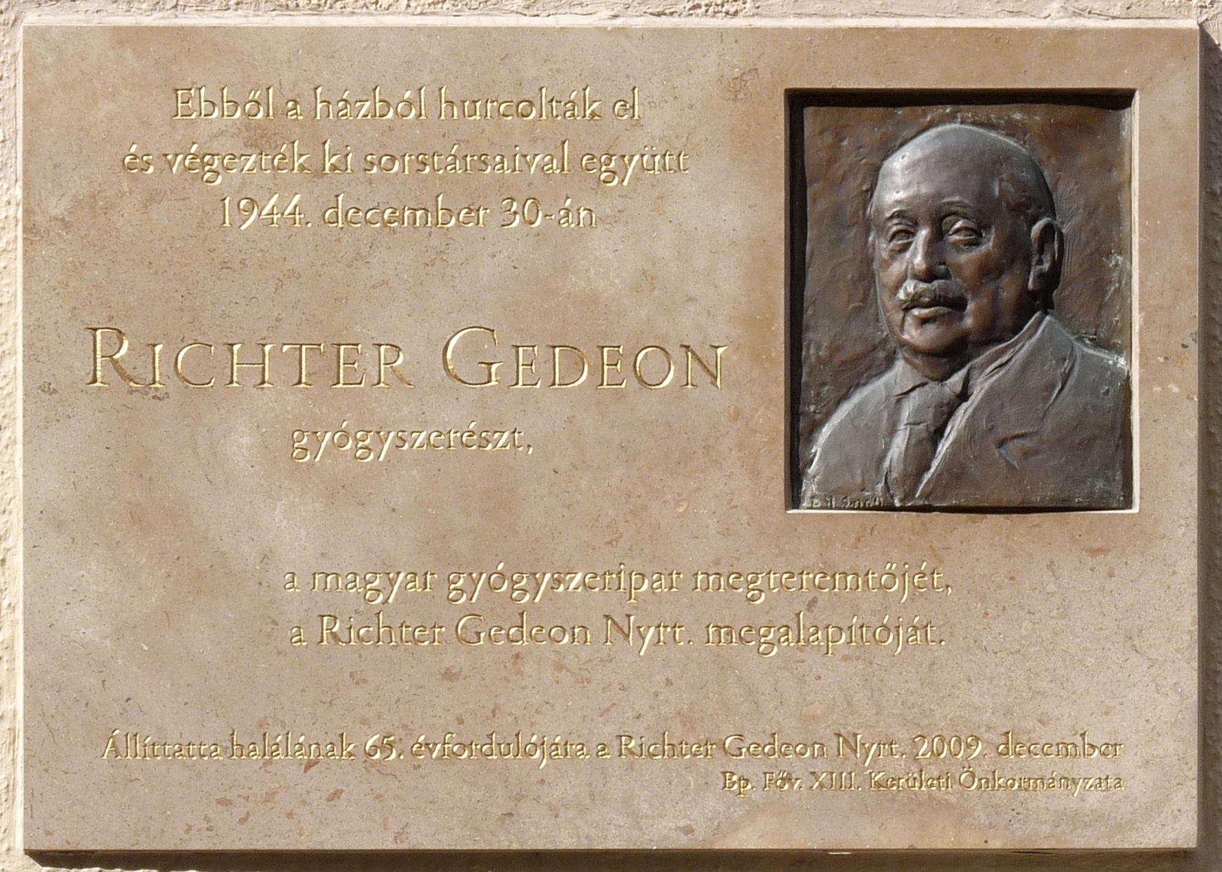 Gedeon Richter and the birth of the Hungarian pharmaceutical industry – Ecséd
