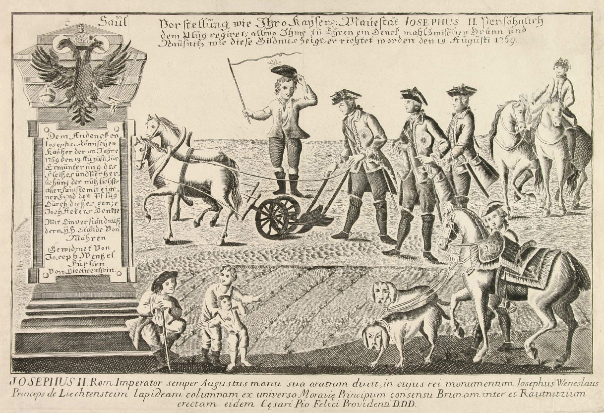 Josef II and His Reforms – Monument to Joseph II’s Ploughing, Slavíkovice