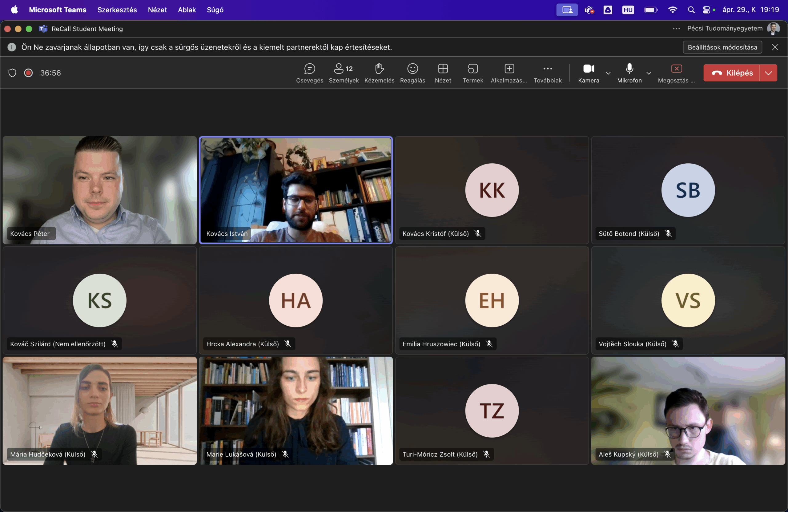 ReCall Online Student Meeting (April 2025)